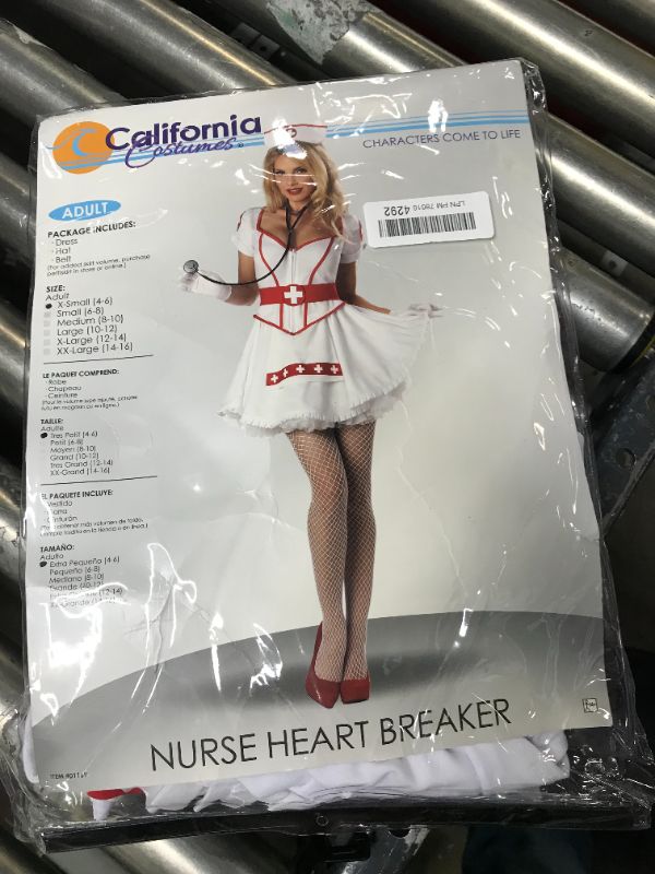 Photo 2 of Plus Size Nurse Heartbreaker Costume
X SMALL 4-6