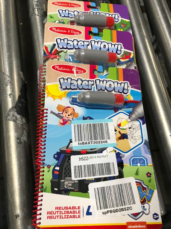 Photo 2 of Melissa & Doug PAW Patrol Water Wow! 3-Pack - Skye, Chase, Marshall Water Reveal Travel Activity Pads
