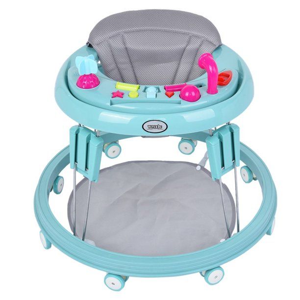 Photo 1 of Baby Walker Adjustable Height Clean Tray Music Function for 6-12 Months Baby
