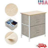 Photo 1 of 2 Drawer Fabric Dresser Storage Tower