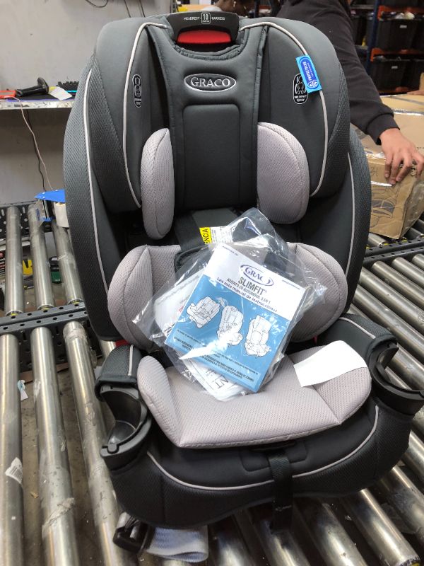 Photo 4 of Graco Slimfit 3 in 1 Car Seat | Slim & Comfy Design Saves Space in Your Back Seat, Redmond, Amazon Exclusive
