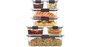 Photo 1 of 14-Piece Rubbermaid Brilliance Food Storage Containers with Plastic Lids