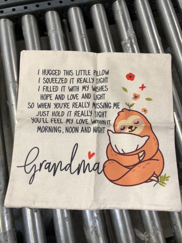 Photo 2 of Grandma Poem Gift, Grandma Pillow, Grandma Gift, Pillowcase, Decorative Pillow, Gift From Grandchildren
17.5"x17.5" 10 pack