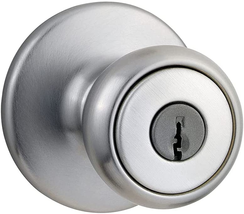 Photo 1 of KWIKSET 94002-829 Security Tylo Entry Lockset, Satin Chrome
