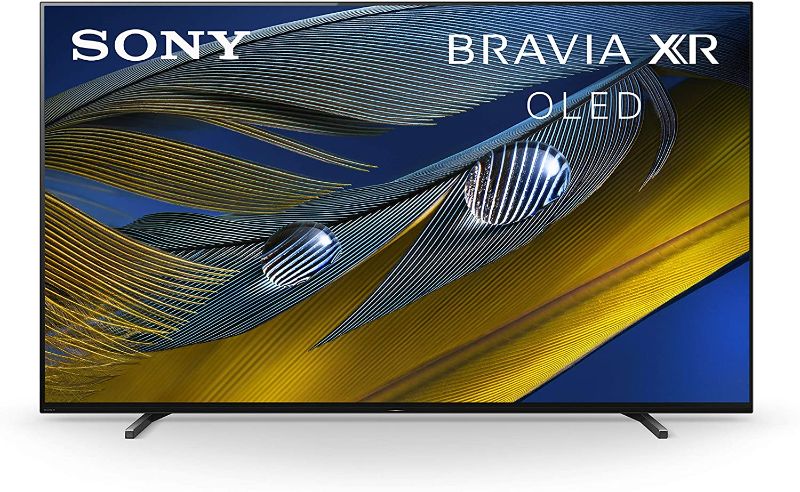 Photo 1 of Sony A80J 55 Inch TV: BRAVIA XR OLED 4K Ultra HD Smart Google TV with Dolby Vision HDR and Alexa Compatibility XR55A80J- 2021 Model
--- brand new, opened fore photos/ testing --- 