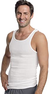Photo 1 of Hanes Men's White A-Shirt 3-Pack, White
