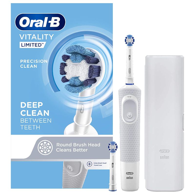 Photo 1 of Oral B Vitality Limited Precision Clean Rechargeable Toothbrush, Refill White
