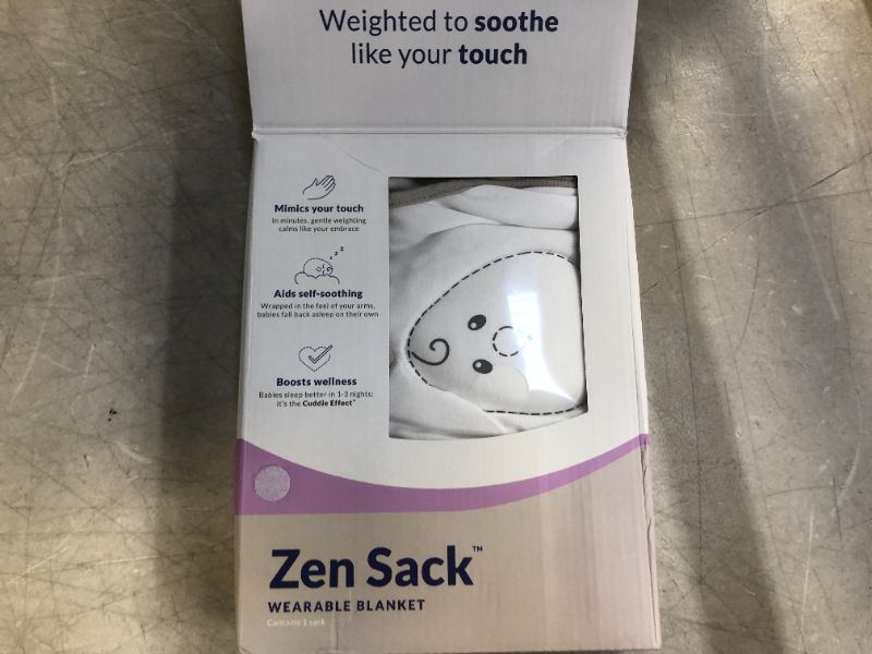 Photo 2 of Nested Bean Zen Sack 2 Pack - Gently Weighted Sleep Sacks | Baby: 0-6 Months | Cotton 100% | Help Newborn/Infant Swaddle Transition | 2-Way Zipper | Machine Washable
