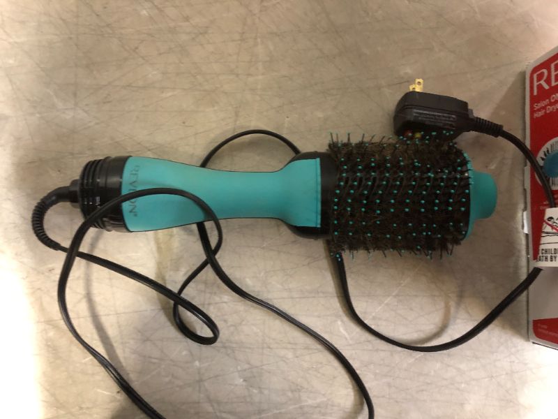 Photo 2 of REVLON One-Step Hair Dryer And Volumizer Hot Air Brush, Mint
