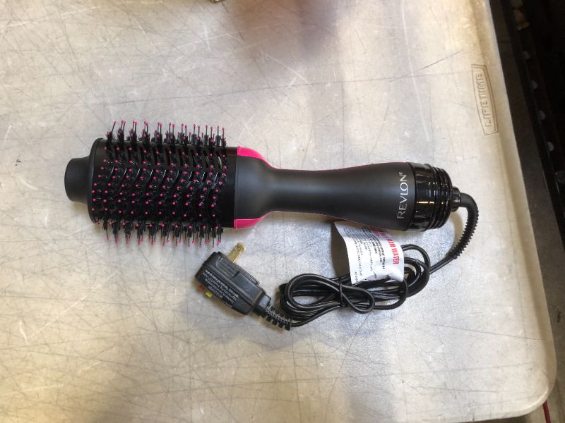 Photo 2 of REVLON One-Step Hair Dryer And Volumizer Hot Air Brush, Black
