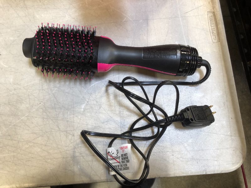 Photo 2 of REVLON One-Step Hair Dryer And Volumizer Hot Air Brush, Black
