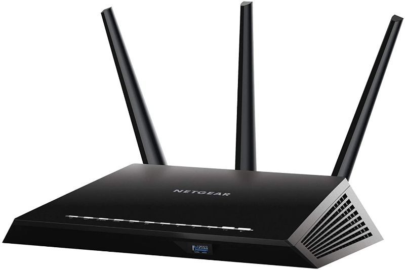 Photo 1 of NETGEAR Nighthawk Smart WiFi Router (R7000P) - AC2300 Wireless Speed (up to 2300 Mbps) | Up to 2000 sq ft Coverage & 35 Devices | 4 x 1G Ethernet and 2 USB ports | Armor Security
