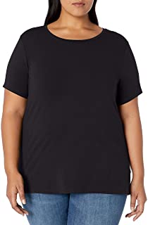 Photo 1 of Amazon Essentials Women's Plus Size Short-Sleeve Crewneck T-Shirt
