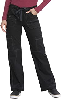 Photo 1 of Dickies Gen Flex Women Scrubs Pant Low Rise Drawstring Cargo 857455
