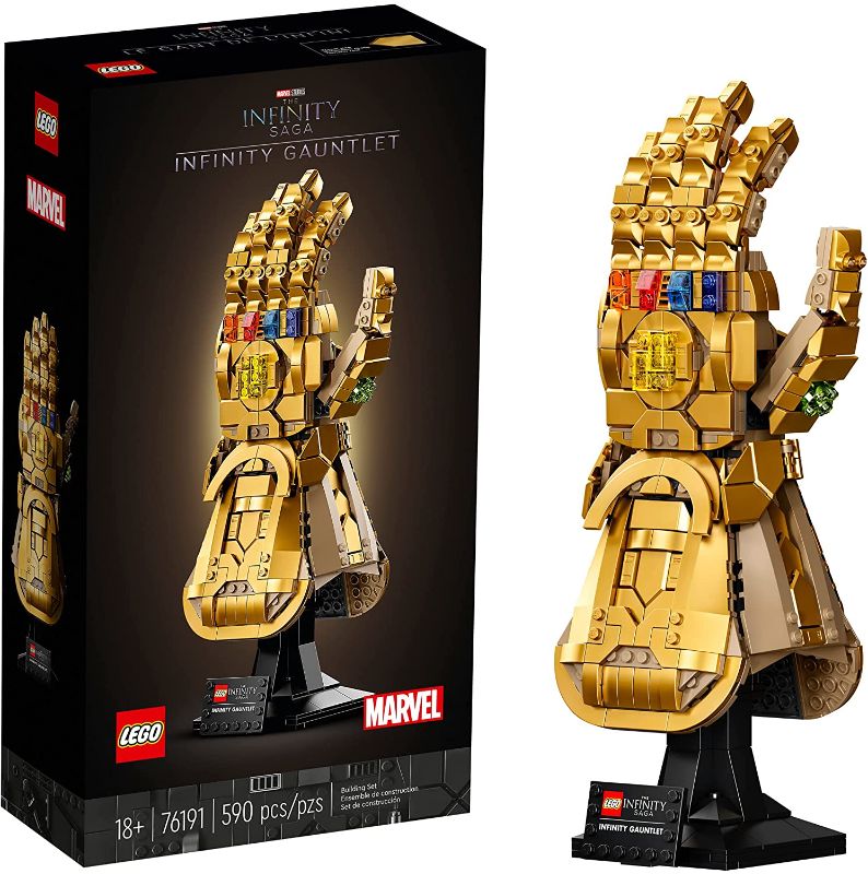 Photo 1 of LEGO Marvel Infinity Gauntlet 76191 Collectible Building Kit; Thanos Right Hand Gauntlet Model with Infinity Stones (590 Pieces)
