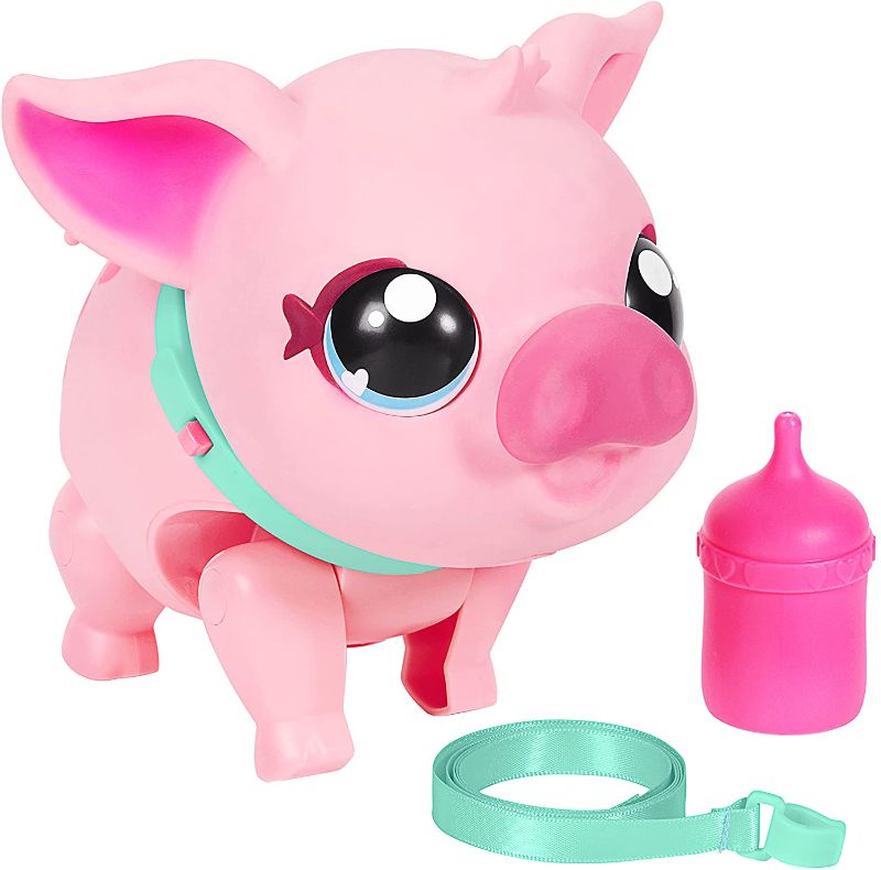 Photo 1 of Little Live Pets - My Pet Pig: Piggly | Soft and Jiggly Interactive Toy Pig That Walks, Dances and Nuzzles. 20+ Sounds & Reactions. Batteries Included. for Kids Ages 4+
