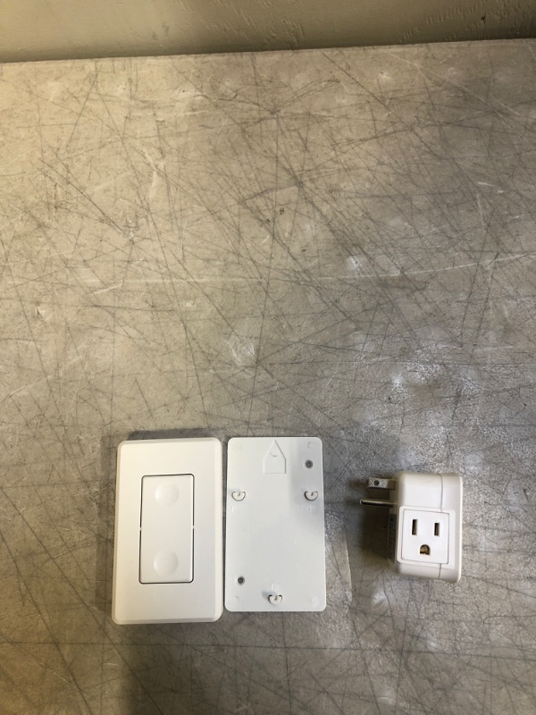 Photo 2 of DEWENWILS Wireless Light Switch Remote Control Outlet, Remote Power Wall Switch for Lamps, No Wiring Needed, 15 AMP Heavy Duty, 100 Feet RF Range,Compact Side Plug
