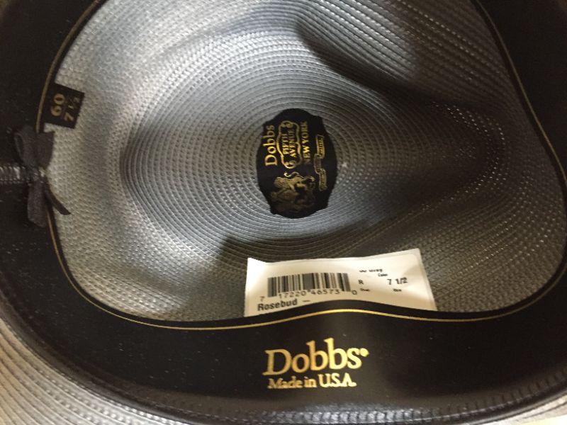 Photo 3 of Dobbs Rosebud Gray Firm Finish Men’s Hat-SIZE 7 1/2