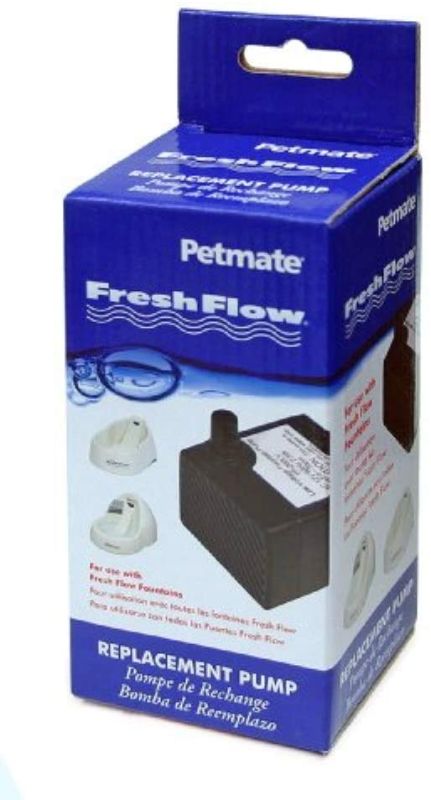 Photo 1 of Petmate Fresh Flow Deluxe Replacement Pump 120V - Easy Install - AC Adapter and Cord Included (29027)
