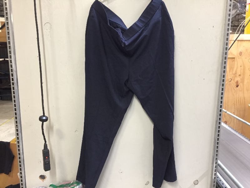 Photo 1 of Lark & Ro Women's Navy Blue Dress Pants (20W)