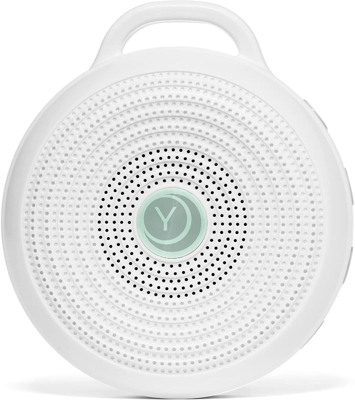 Photo 1 of Yogasleep Rohm Portable White Noise Machine for Travel, 3 Soothing, Natural Sounds with Volume Control, Compact Sleep Therapy for Adults & Baby, USB Rechargeable, Lanyard for Easy Hanging
