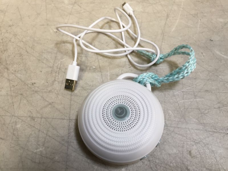 Photo 1 of Yogasleep Rohm Portable White Noise Machine for Travel, 3 Soothing, Natural Sounds with Volume Control, Compact Sleep Therapy for Adults & Baby, USB Rechargeable, Lanyard for Easy Hanging
