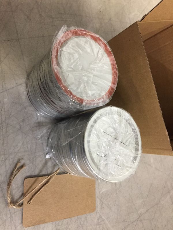 Photo 1 of 100 Count Canning Lids, for Regular Mouth Mason Jar Lids
