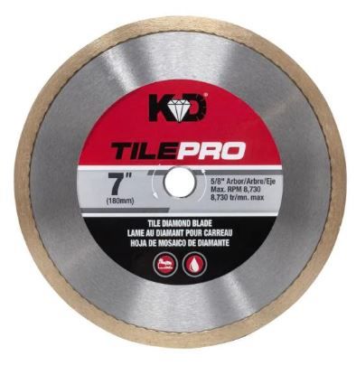 Photo 1 of 7 in. Diamond Tile Circular Saw Blade
