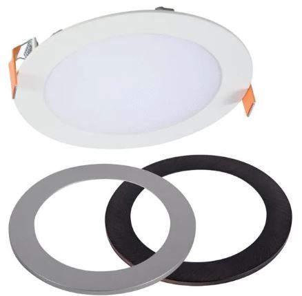 Photo 1 of HLB6 Series 6 in. 2700K-5000K Selectable CCT Integrated LED Downlight Recessed Light (1-Quantity) with Round 2 Trims
