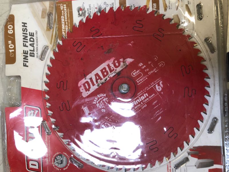 Photo 2 of 10 in. x 60-Tooth Fine Finish Circular Saw Blade
