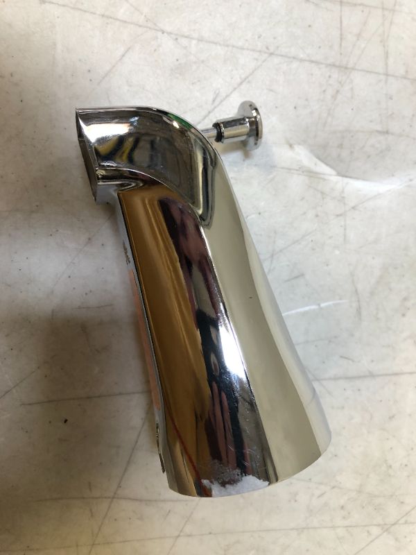 Photo 2 of 5 in. Bathroom Tub Spout with Front Diverter, Chrome
