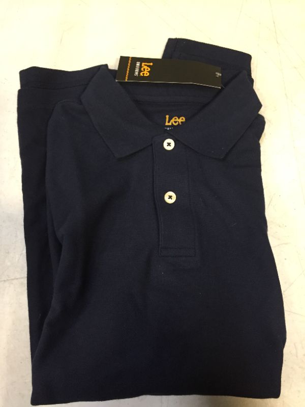 Photo 2 of Lee Uniforms Men's Modern Fit Short Sleeve Polo Shirt XL
