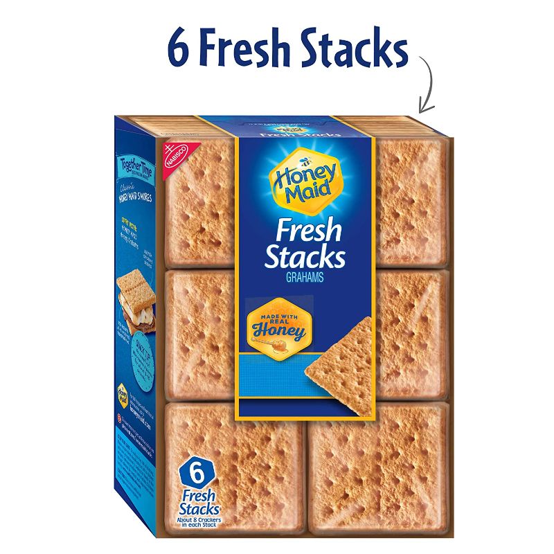 Photo 1 of Honey Maid Fresh Stacks Graham Crackers, Flavour, 6 Count (Pack of 6), 73.2 Ounce
