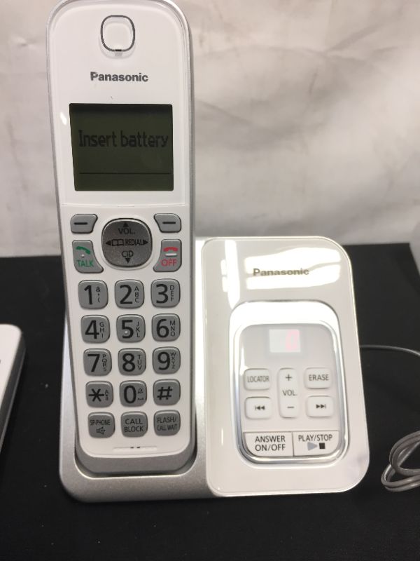 Photo 2 of KX-TGD532W DECT 6.0 Expandable Cordless Phone System with Digital Answering System