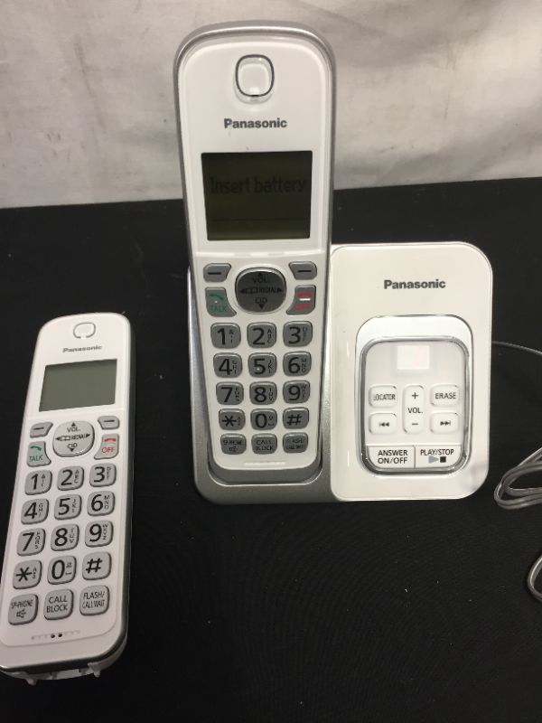 Photo 5 of KX-TGD532W DECT 6.0 Expandable Cordless Phone System with Digital Answering System