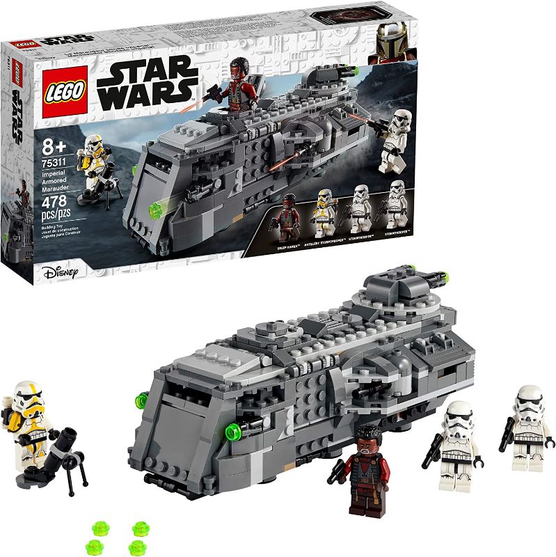 Photo 1 of LEGO Star Wars: The Mandalorian Imperial Armored Marauder 75311 Awesome Toy Building Kit for Kids with Greef Karga and Stormtroopers; New 2021 (478 Pieces)--- NEW BUT OPENED FOR LIVE PHOTOS THEN RETAPED 