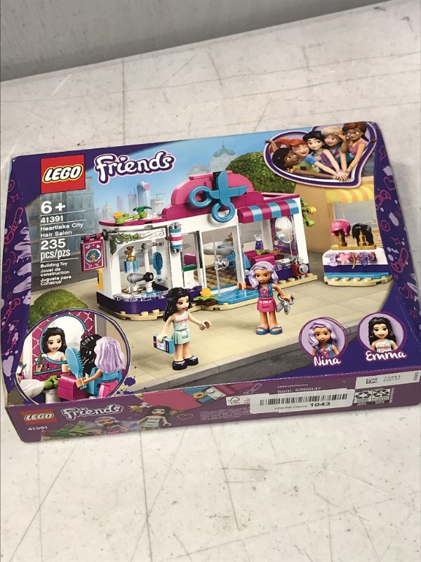 Photo 2 of LEGO Friends Heartlake City Play Hair Salon Fun Toy 41391 Building Kit, Featuring Friends Character Emma (235 Pieces)
