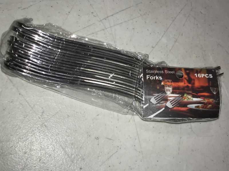 Photo 1 of 16 PCS FORKS STAINLESS STEEL