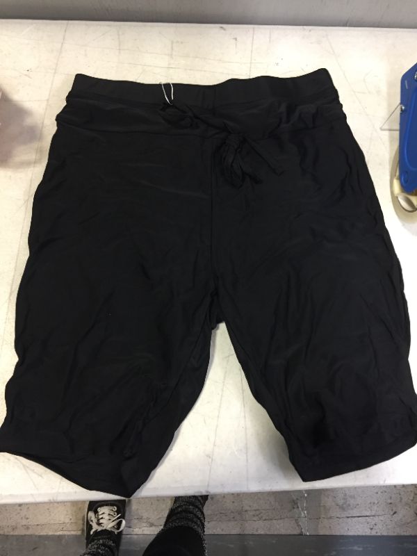 Photo 1 of BLACK LARGE SWIM SHORTS MENS OR WOMENS 