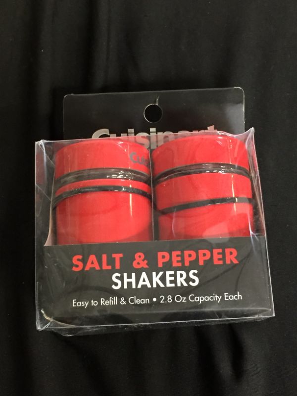 Photo 1 of CUISINEART SALT AND PEPPER SHAKERS RED