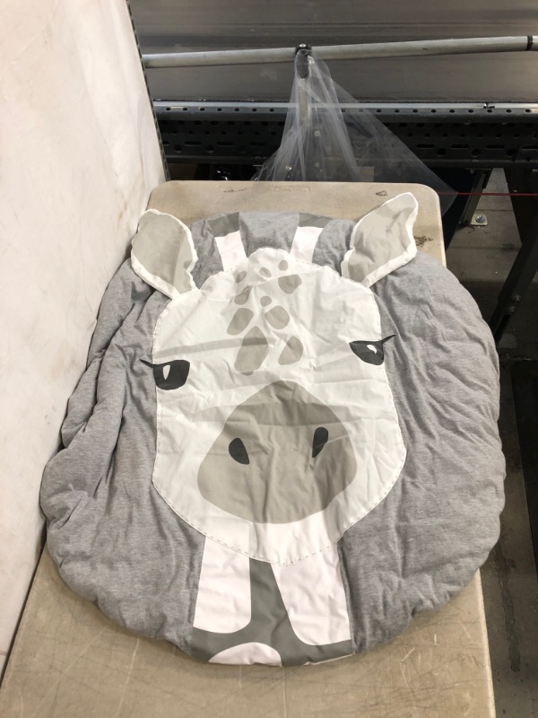 Photo 1 of Generic 32" x 32" Grey Round Giraffe Floor Mat for Babies