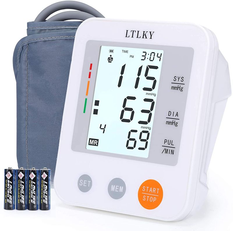 Photo 1 of Blood Pressure Monitor for Home Use,Upper Arm Cuff,Stores Up to 99 Readings for Each User

