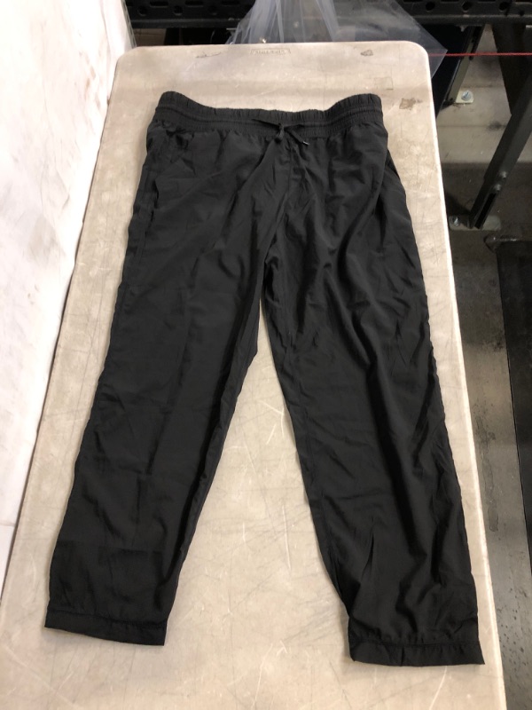 Photo 1 of Generic Black Thin Fabric Joggers. Large