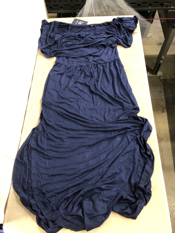 Photo 1 of Generic Blue Short Sleeve Dress. XL