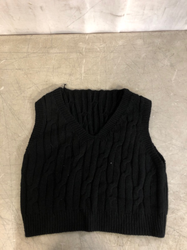 Photo 1 of Generic Black Sweater Vest for Small Boy. Unknown Size
