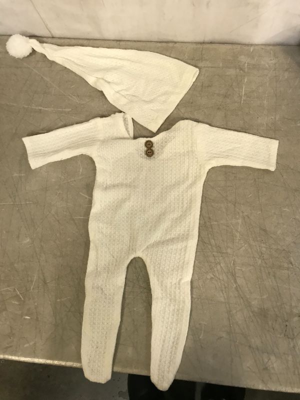 Photo 1 of infant night cap and night wear color white 