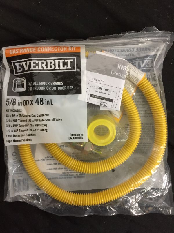 Photo 2 of Everbilt 4 ft. Gas Range Connector Kit