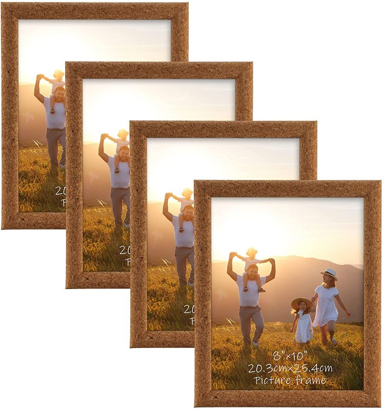 Photo 1 of EXYGLO Wooden Picture Frames 8 by 10, Wall and Tabletop Frames for Photo, 8x10 inch