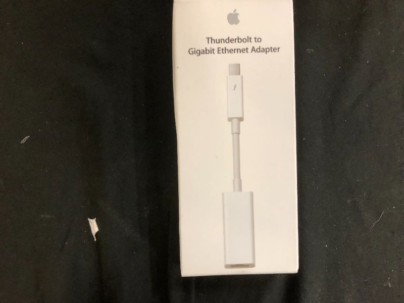 Photo 3 of Apple Thunderbolt to Gigabit Ethernet Adapter MD463LL/A - White