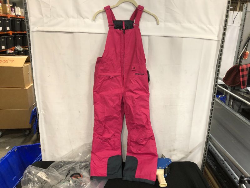 Photo 2 of Arctix Youth Insulated Snow Bib Overalls Fuchsia Small/Regular
